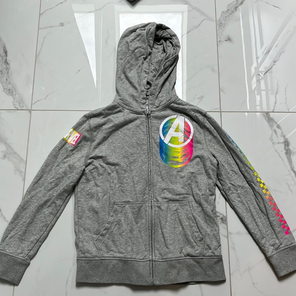 Gap Marvel zip hoodie kids size X-Large (12)